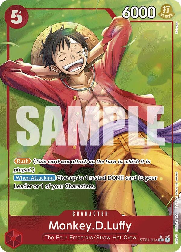 Image for Monkey.D.Luffy (014) (Parallel) (Starter Deck EX: Gear 5) (ST21-014) - One Piece Card Game