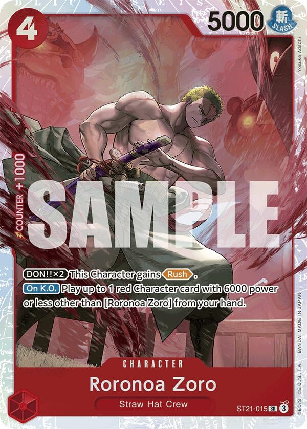 Image for Roronoa Zoro (Starter Deck EX: Gear 5) (ST21-015) - One Piece Card Game