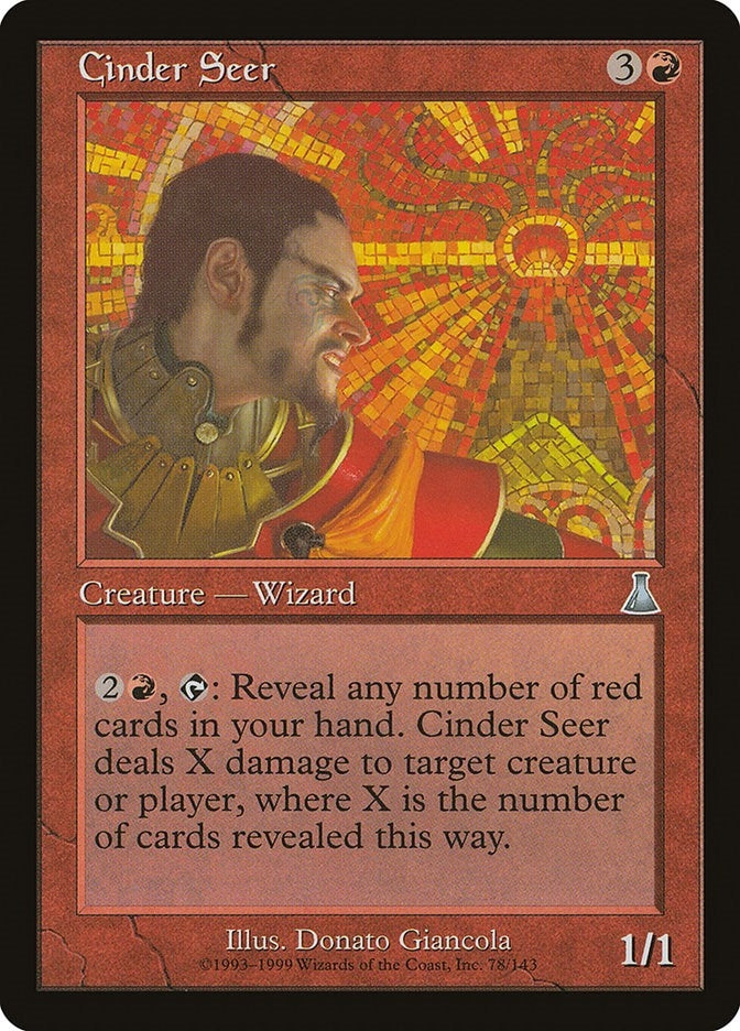 Image for Cinder Seer (Urza's Destiny) (78) - Magic: The Gathering