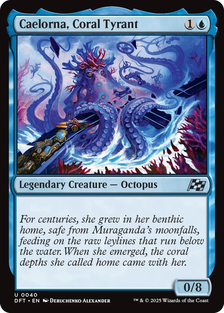 Image for Caelorna, Coral Tyrant (Aetherdrift) (40) - Magic: The Gathering
