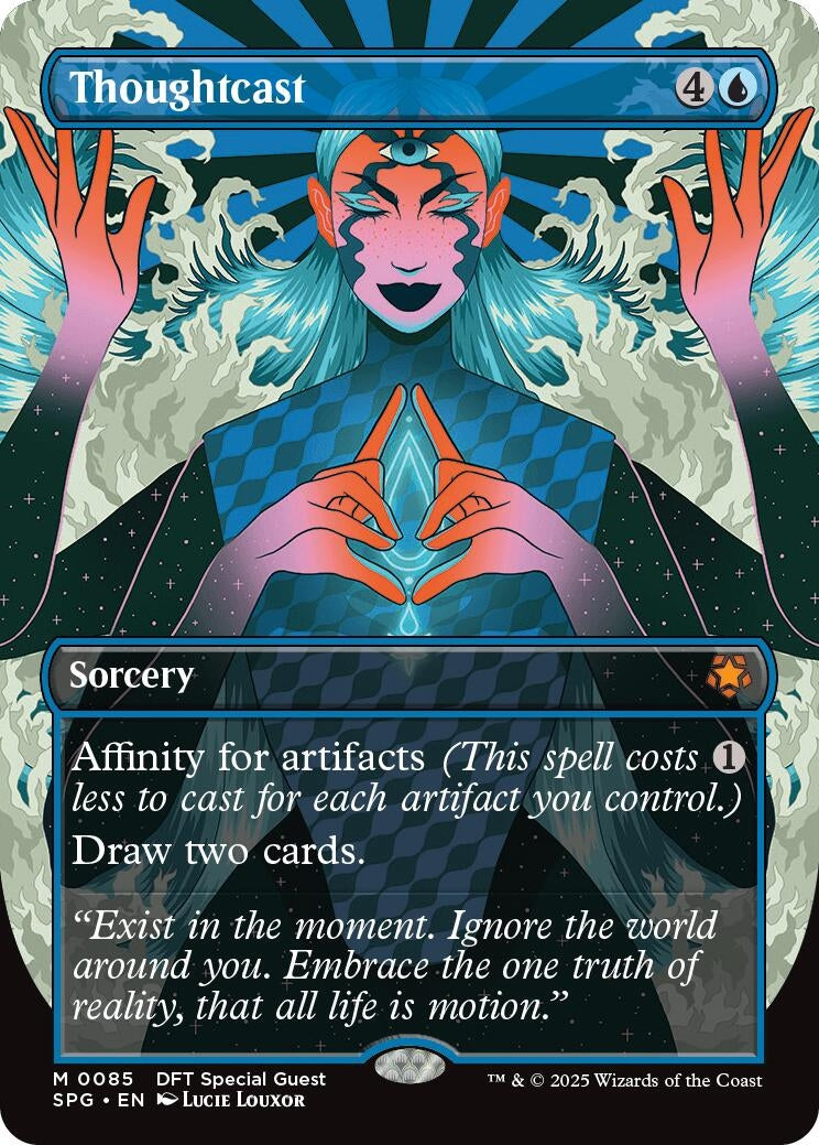 Image for Thoughtcast (Borderless) (Special Guests) (85) - Magic: The Gathering