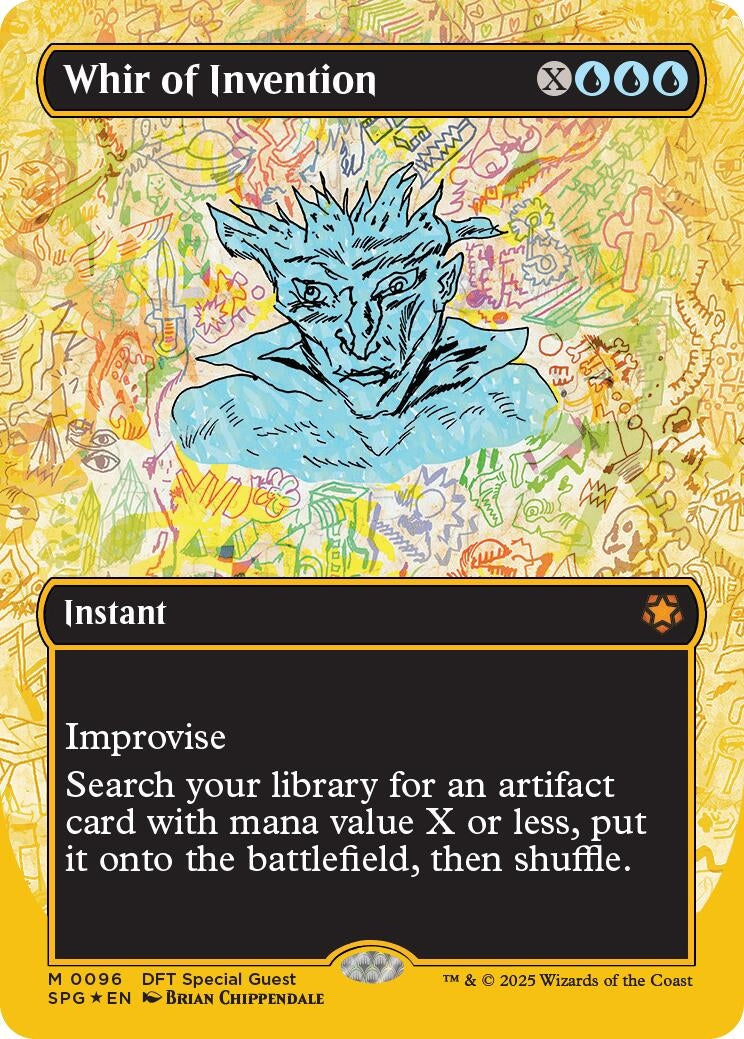 Image for Whir of Invention (Borderless) (First-Place Foil) (Special Guests) (96) - Magic: The Gathering