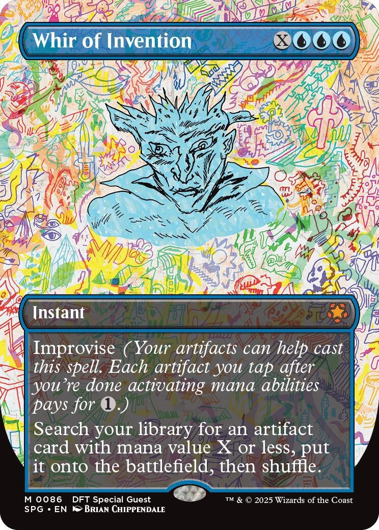Image for Whir of Invention (Borderless) (Special Guests) (86) - Magic: The Gathering