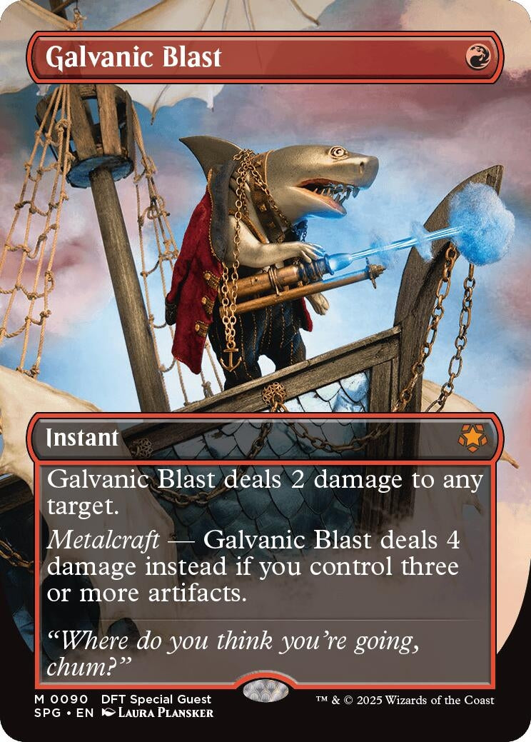 Image for Galvanic Blast (Borderless) (Special Guests) (90) - Magic: The Gathering