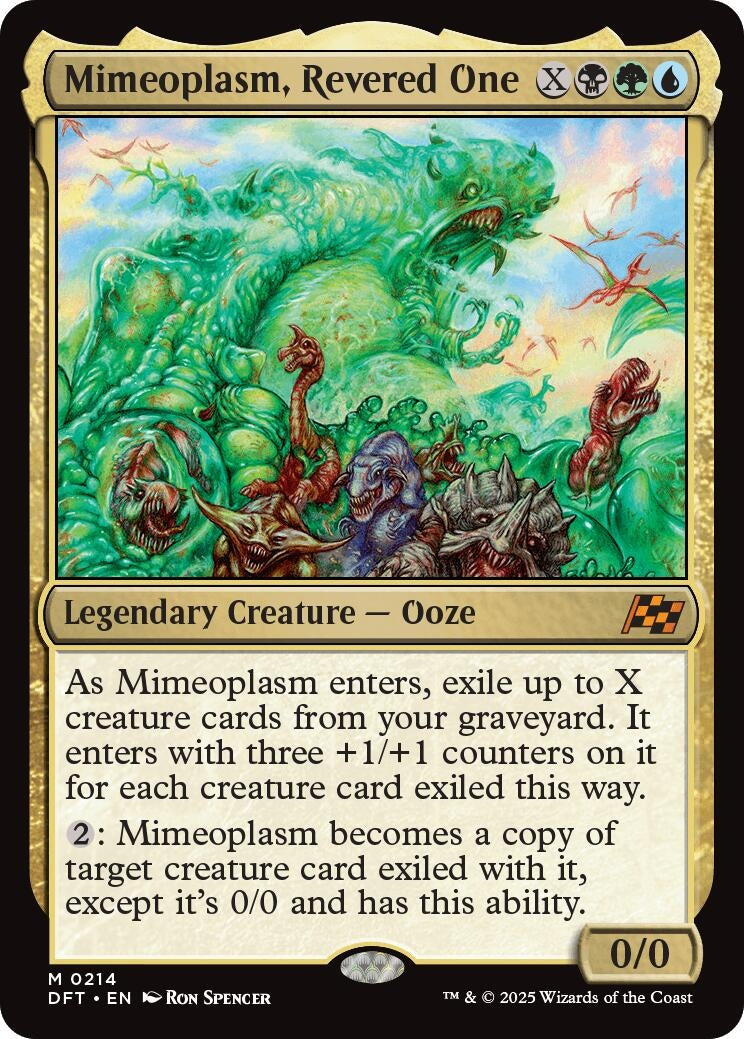 Image for Mimeoplasm, Revered One (Aetherdrift) (214) - Magic: The Gathering