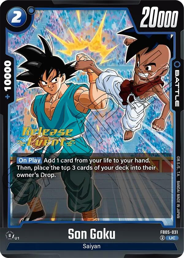 Image for Son Goku - FB05-031 (New Adventure Release Event Cards) (FB05-031) - Dragon Ball Super: Fusion World