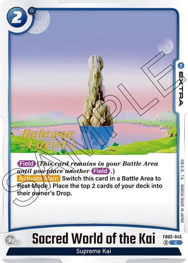 Image for Sacred World of the Kai (New Adventure Release Event Cards) (FB05-045) - Dragon Ball Super: Fusion World