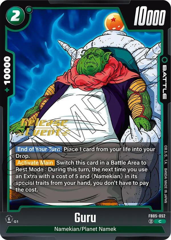Image for Guru (New Adventure Release Event Cards) (FB05-052) - Dragon Ball Super: Fusion World