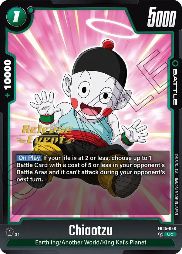 Image for Chiaotzu (New Adventure Release Event Cards) (FB05-056) - Dragon Ball Super: Fusion World