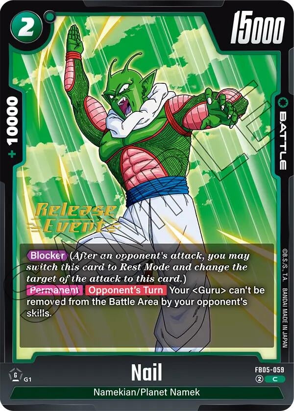 Image for Nail (New Adventure Release Event Cards) (FB05-059) - Dragon Ball Super: Fusion World