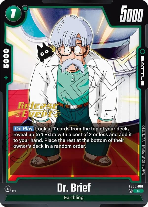 Image for Dr. Brief (New Adventure Release Event Cards) (FB05-061) - Dragon Ball Super: Fusion World