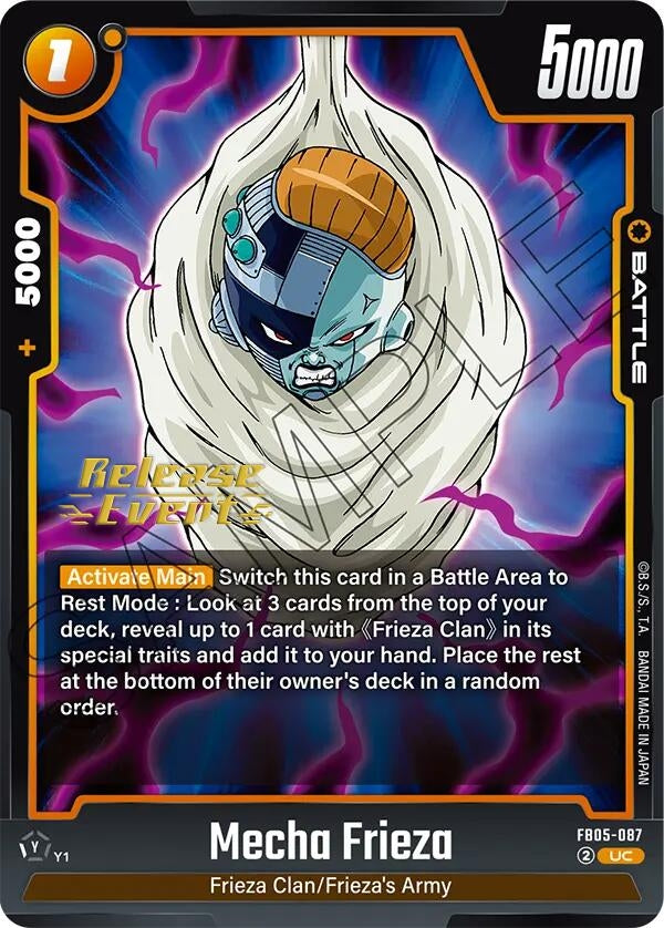Image for Mecha Frieza (New Adventure Release Event Cards) (FB05-087) - Dragon Ball Super: Fusion World
