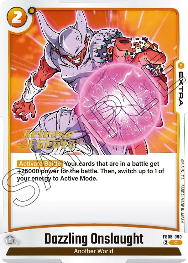 Image for Dazzling Onslaught (New Adventure Release Event Cards) (FB05-090) - Dragon Ball Super: Fusion World