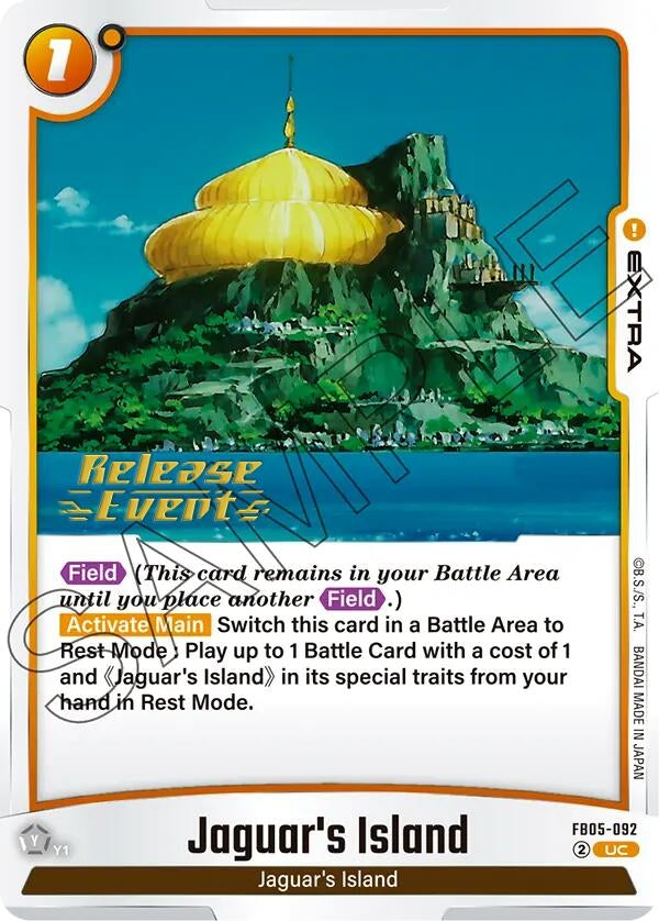 Image for Jaguar's Island (New Adventure Release Event Cards) (FB05-092) - Dragon Ball Super: Fusion World