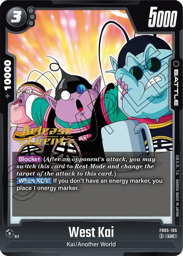 Image for West Kai (New Adventure Release Event Cards) (FB05-105) - Dragon Ball Super: Fusion World