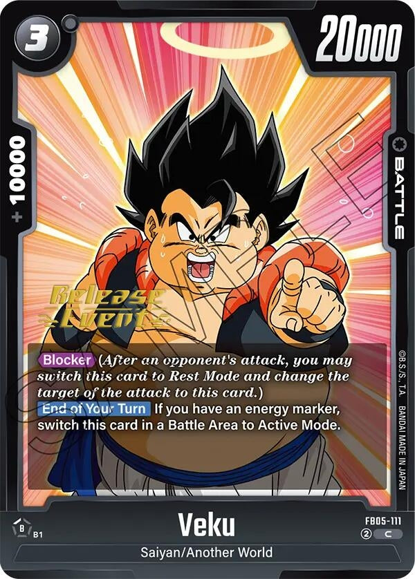 Image for Veku (New Adventure Release Event Cards) (FB05-111) - Dragon Ball Super: Fusion World