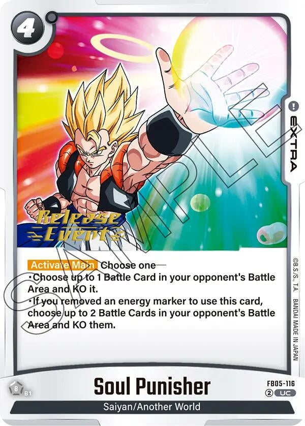 Image for Soul Punisher (New Adventure Release Event Cards) (FB05-116) - Dragon Ball Super: Fusion World