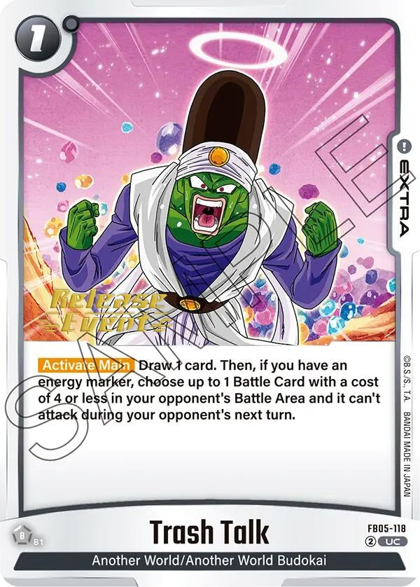 Image for Trash Talk (New Adventure Release Event Cards) (FB05-118) - Dragon Ball Super: Fusion World