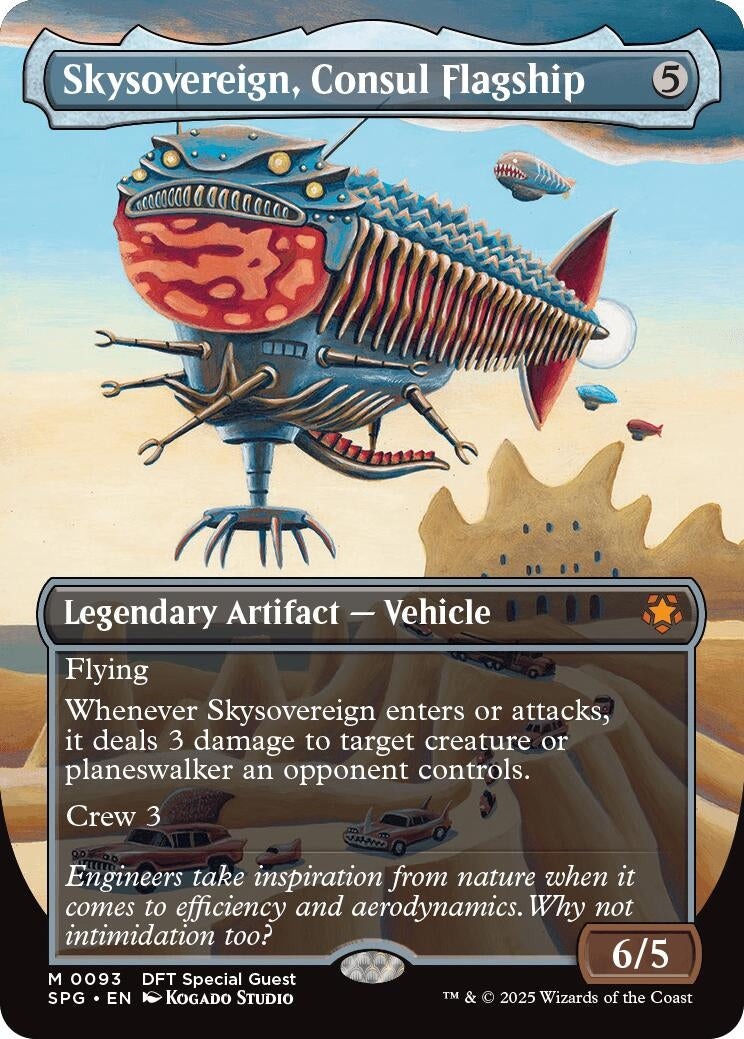 Image for Skysovereign, Consul Flagship (Borderless) (Special Guests) (93) - Magic: The Gathering