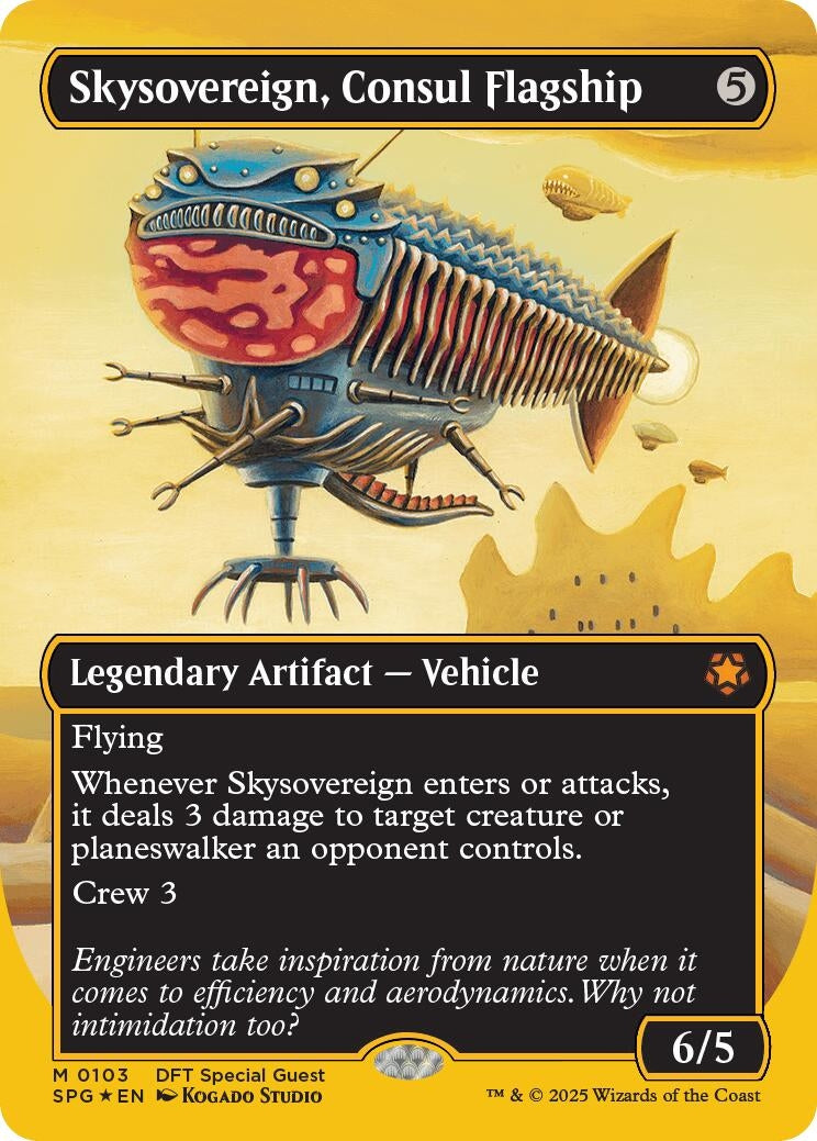 Image for Skysovereign, Consul Flagship (First-Place Foil) (Special Guests) (103) - Magic: The Gathering