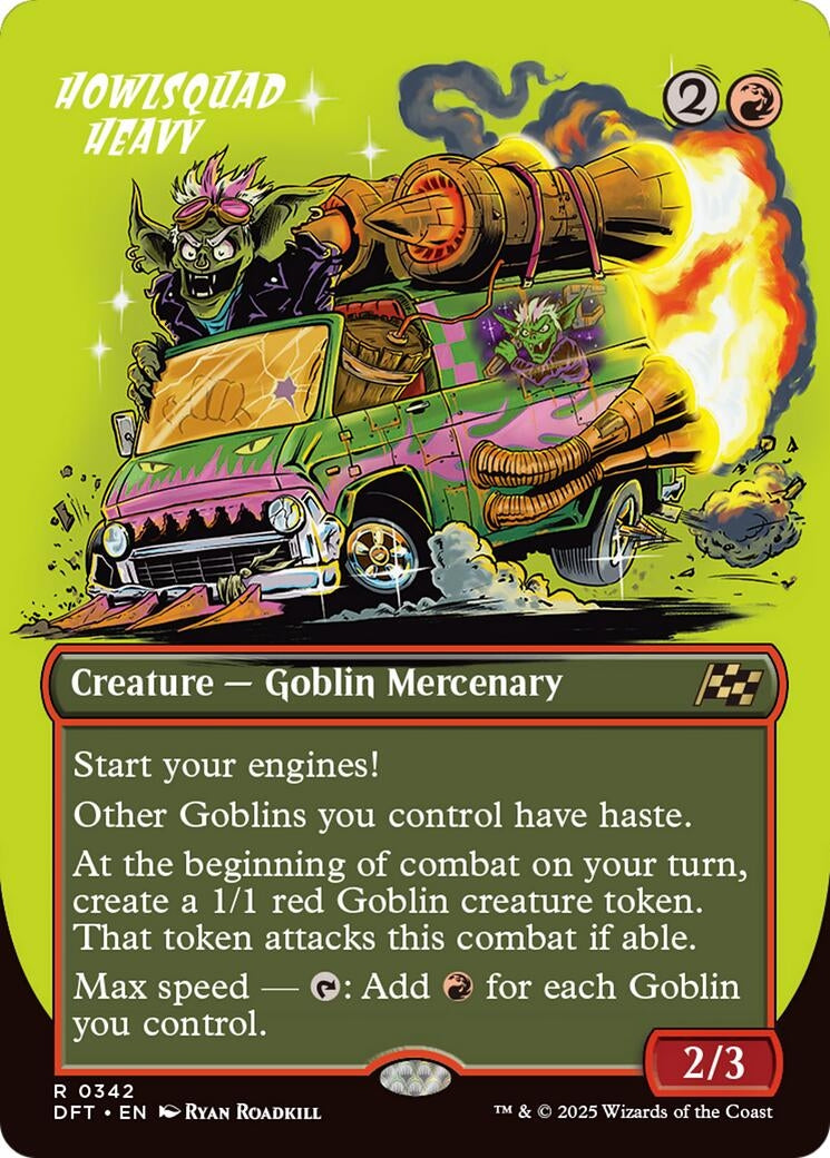Image for Howlsquad Heavy (Borderless) (Aetherdrift) (342) - Magic: The Gathering
