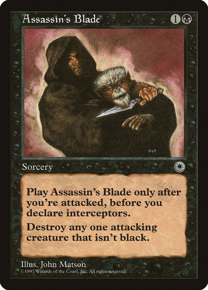 Image for Assassin's Blade (Portal) - Magic: The Gathering