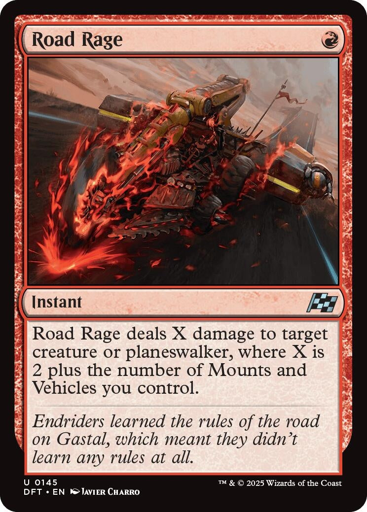 Image for Road Rage (Aetherdrift) (145) - Magic: The Gathering