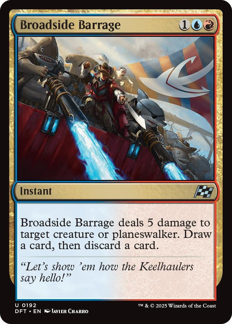 Image for Broadside Barrage (Aetherdrift) (192) - Magic: The Gathering