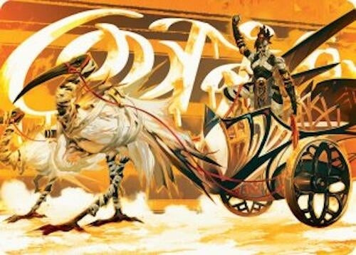 Image for Skyseer's Chariot Art Card (Art Series: Aetherdrift) (35) - Magic: The Gathering