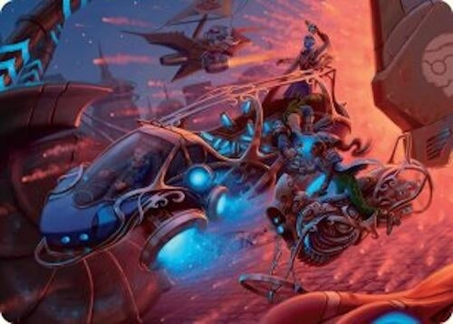 Image for Rangers' Refueler Art Card (Art Series: Aetherdrift) (27) - Magic: The Gathering