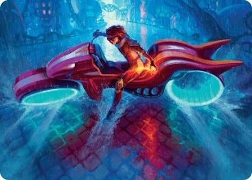 Image for Chandra, Spark Hunter Art Card (Art Series: Aetherdrift) (20) - Magic: The Gathering