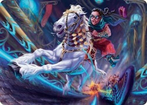 Image for Gilded Ghoda Art Card (Art Series: Aetherdrift) (34) - Magic: The Gathering