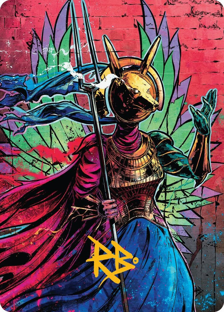 Image for Hazoret, Godseeker Art Card (Gold-Stamped Signature) (Art Series: Aetherdrift) (52) - Magic: The Gathering