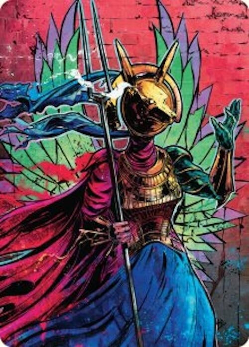 Image for Hazoret, Godseeker Art Card (Art Series: Aetherdrift) (52) - Magic: The Gathering