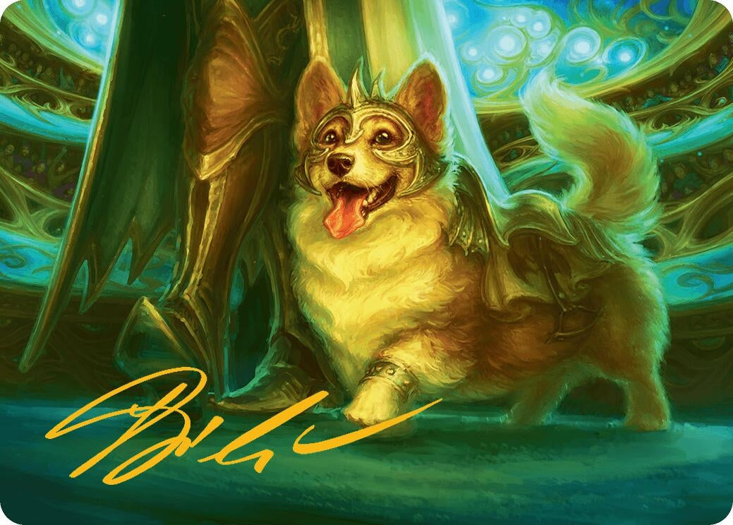 Image for District Mascot Art Card (30/54) (Gold-Stamped Signature) (Art Series: Aetherdrift) (30) - Magic: The Gathering