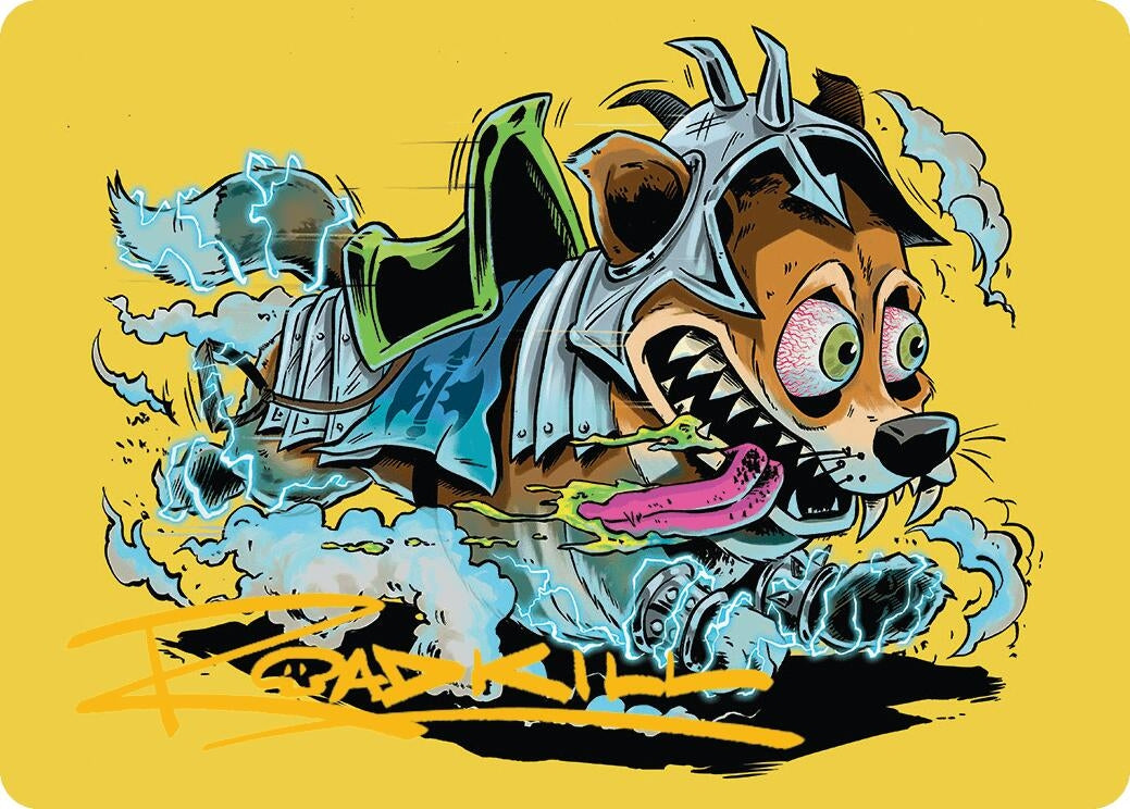 Image for District Mascot Art Card (50/54) (Gold-Stamped Signature) (Art Series: Aetherdrift) (50) - Magic: The Gathering