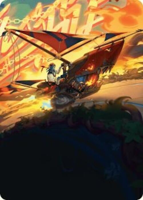 Image for Boosted Sloop Art Card (Art Series: Aetherdrift) (47) - Magic: The Gathering