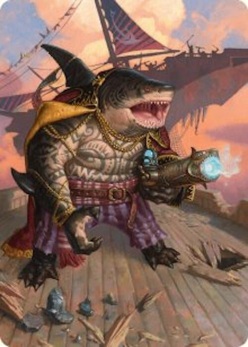 Image for Captain Howler, Sea Scourge Art Card (4/54) (Art Series: Aetherdrift) (4) - Magic: The Gathering
