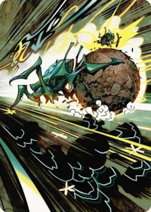 Image for Debris Beetle Art Card (Art Series: Aetherdrift) (45) - Magic: The Gathering