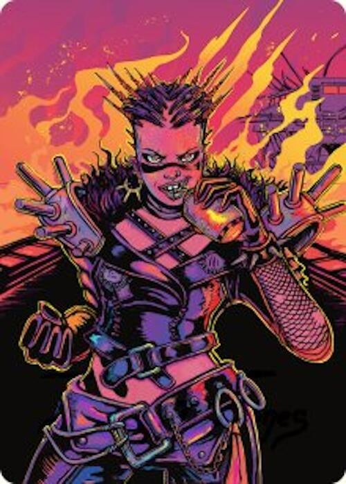 Image for Far Fortune, End Boss Art Card (2/54) (Art Series: Aetherdrift) (2) - Magic: The Gathering