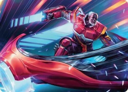 Image for Kolodin, Triumph Caster Art Card (Art Series: Aetherdrift) (17) - Magic: The Gathering