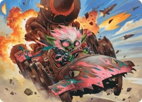 Image for Redshift, Rocketeer Chief Art Card (Art Series: Aetherdrift) (13) - Magic: The Gathering