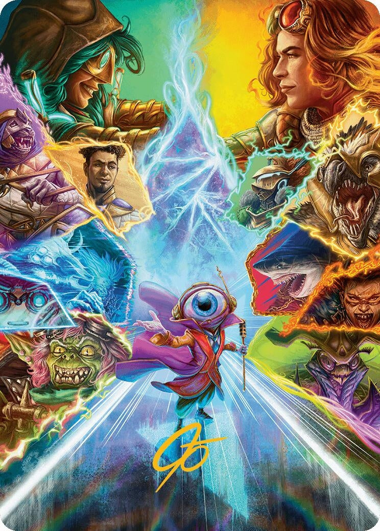 Image for Start Your Engines! Art Card (Gold-Stamped Signature) (Art Series: Aetherdrift) (5) - Magic: The Gathering