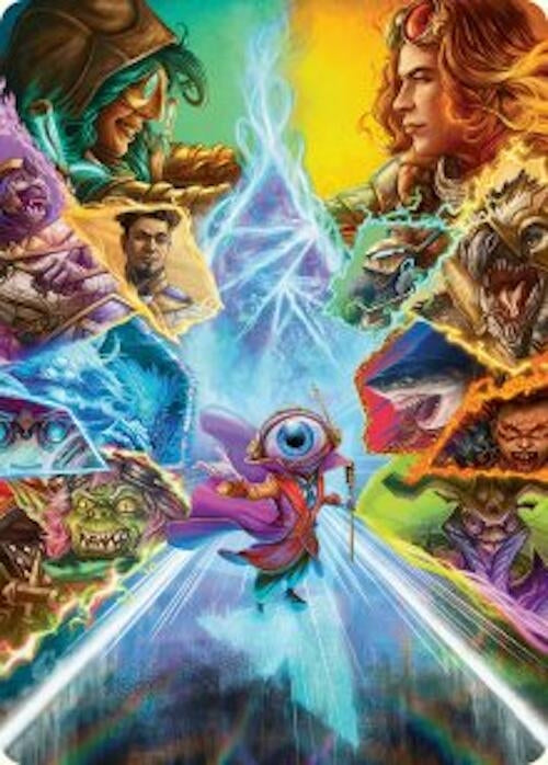 Image for Start Your Engines! Art Card (Art Series: Aetherdrift) (5) - Magic: The Gathering