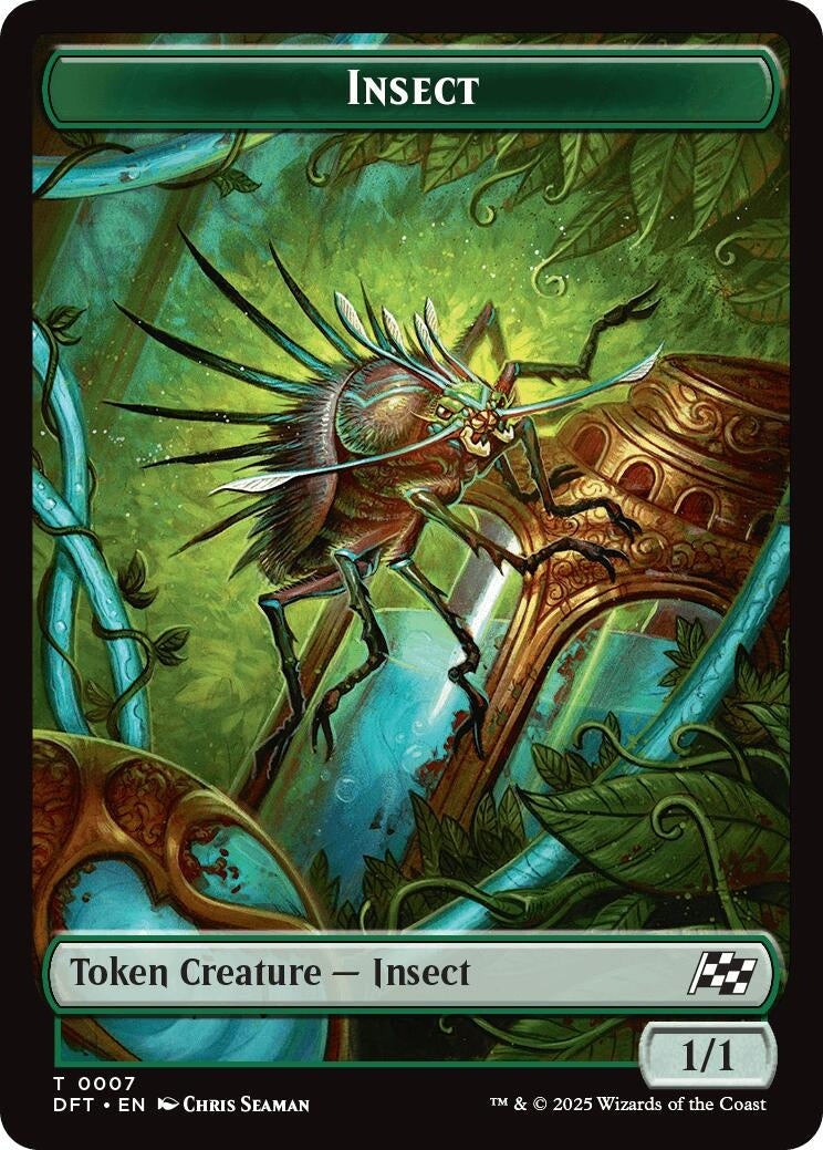 Image for Insect // Elephant Double-Sided Token (Aetherdrift) (7 // 6) - Magic: The Gathering