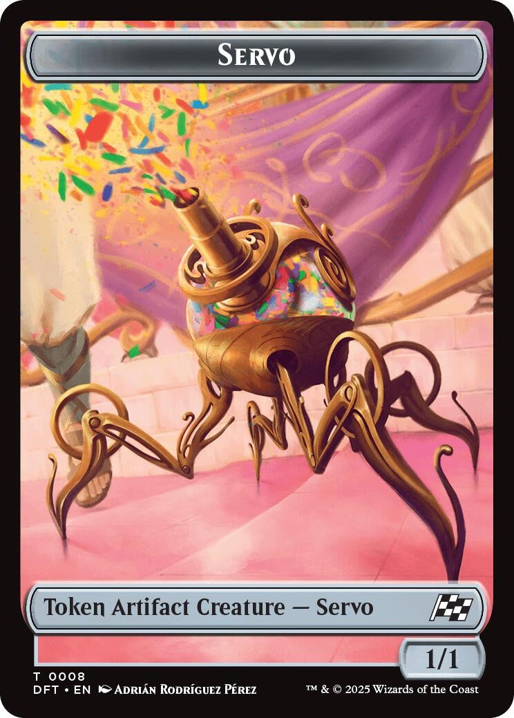Image for Servo // Thopter (0009) Double-Sided Token (Aetherdrift) (8 // 9) - Magic: The Gathering