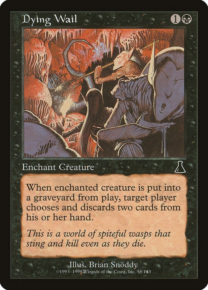 Image for Dying Wail (Urza's Destiny) (58) - Magic: The Gathering