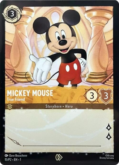 Image for Mickey Mouse - True Friend (Disney Lorcana Promo Cards) (15) - Disney Lorcana