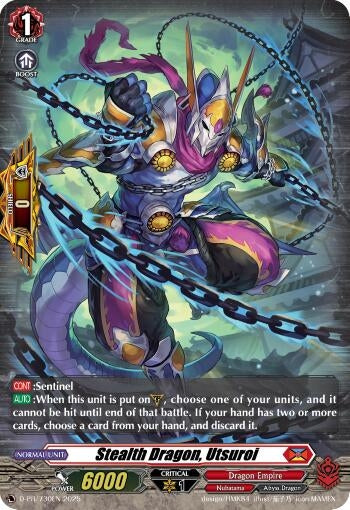 Image for Stealth Dragon, Utsuroi (Foil) (D Promo Cards) (D-PR/730EN) - Cardfight Vanguard