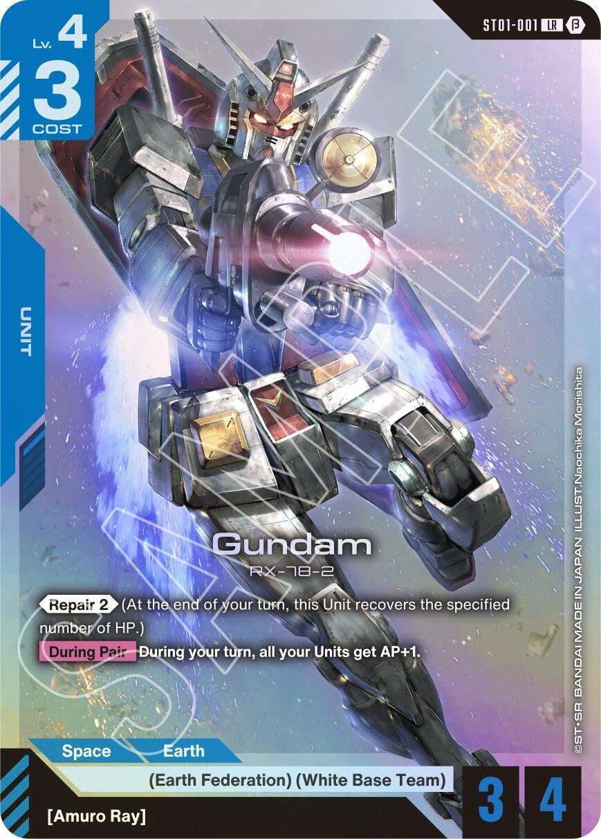 Image for Gundam (Edition Beta) (ST01-001) - Gundam Card Game